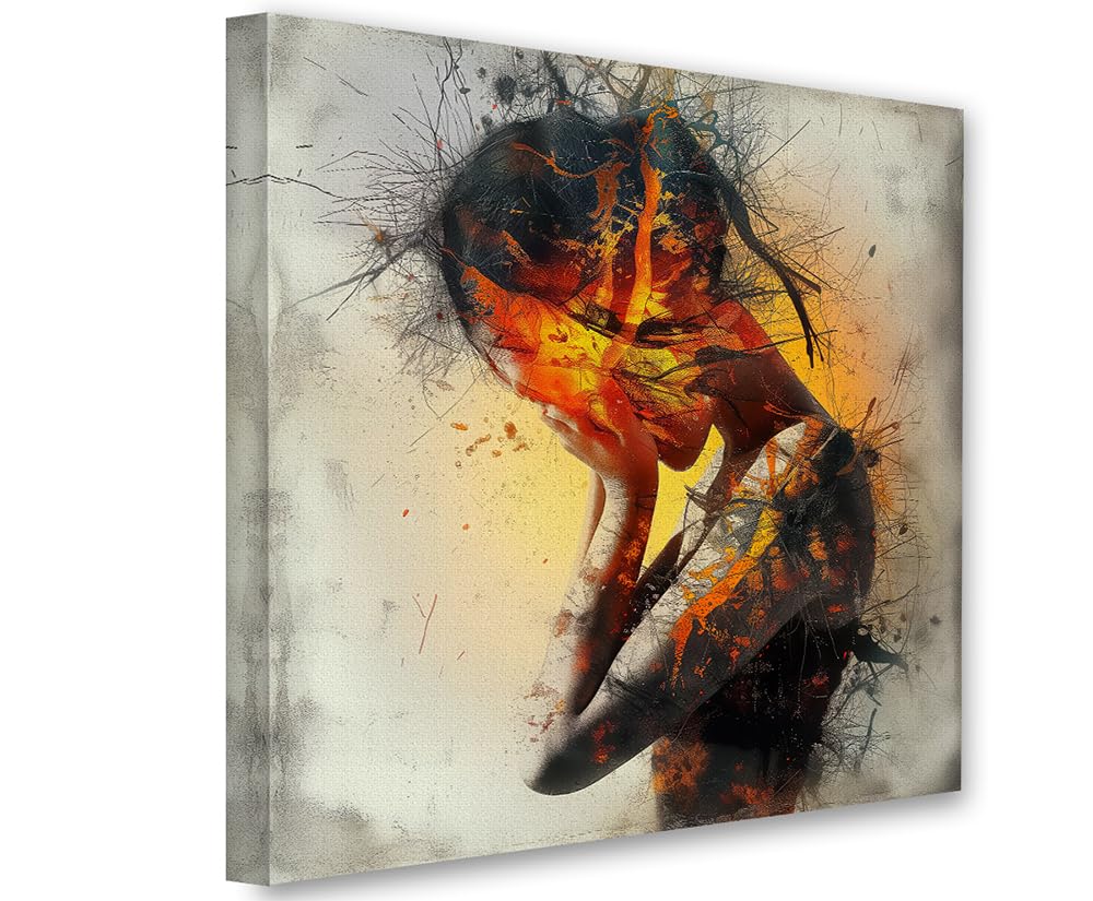 Amazon.com: The Rage Within 16x16 Canvas Poster - Abstract Human